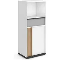 Indio Kids Wooden Sideboard 1 Door 1 Drawer - White