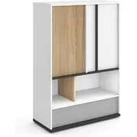 Indio Kids Wooden Sideboard 2 Doors 1 Drawer - White