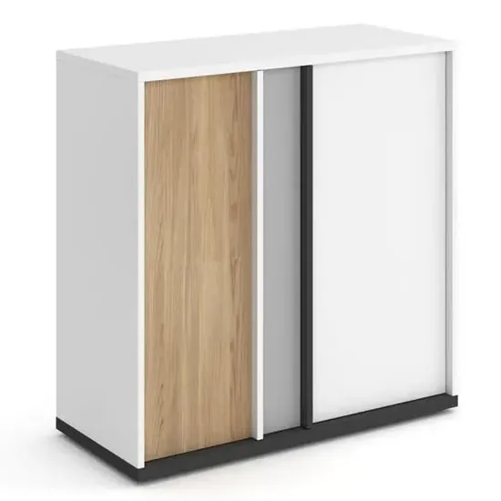 Indio Kids Wooden Sideboard with 2 Doors - White