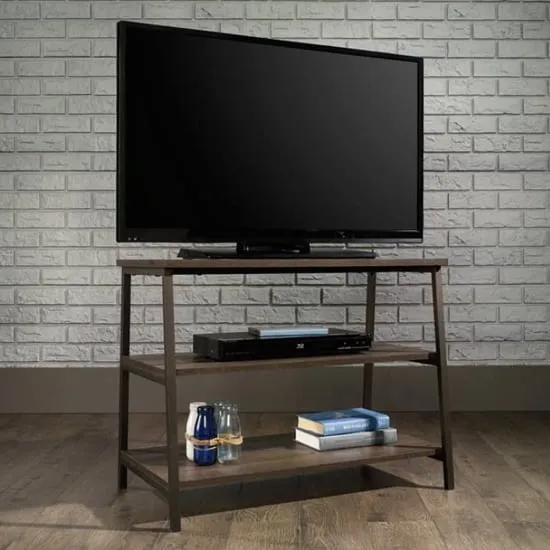 Indio TV Stand with Storage - Smoked Oak