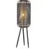 Industrial Small Floor Lamp - Black, Gold
