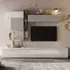 Infinite Entertainment Unit with Soft-Close - White, High Gloss