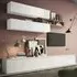 Infinite III Wall Hung Entertainment Unit - White, High Gloss