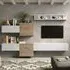 Infinite Wall Hung Entertainment Unit - White, High Gloss