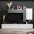 Infinite Wall Hung Entertainment Unit - White, High Gloss