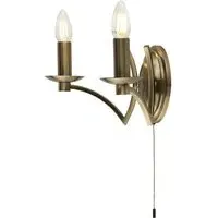 Infinity 2 Wall Light - Antique Brass, Metal