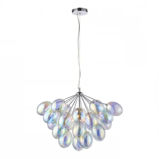 Infinity Wall Hung 6 Pendant Light - Clear Capsule, Glass product