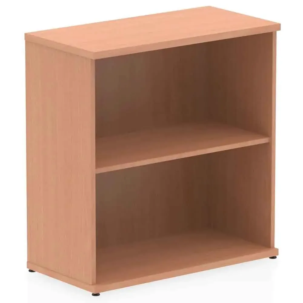 Ingle 2 Shelf Bookcase - Beech, MFC