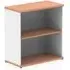 Ingle 2 Shelf Bookcase - Beech White, MFC
