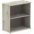 Ingle 2 Shelf Bookcase - Grey Oak, MFC
