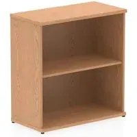 Ingle 2 Shelf Bookcase - Oak, MFC