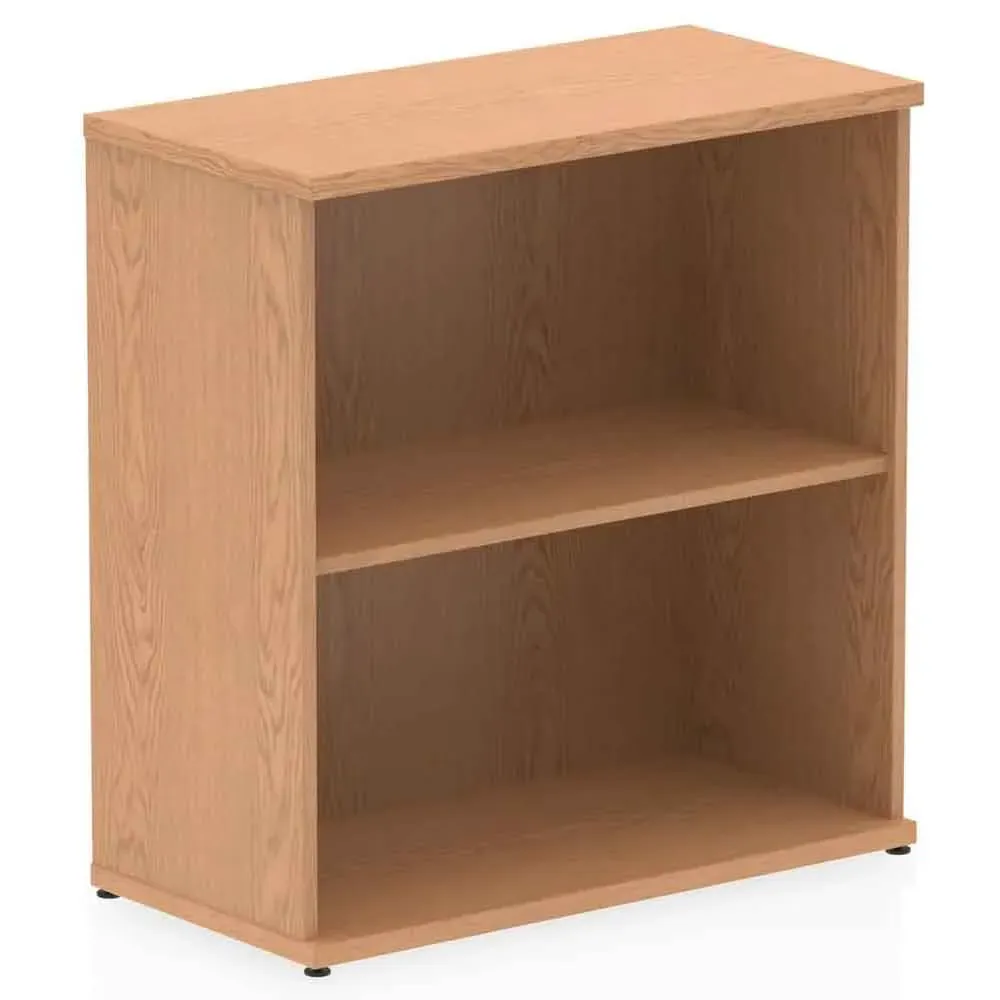 Ingle 2 Shelf Bookcase - Oak, MFC