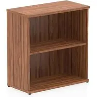 Ingle 2 Shelf Bookcase - Walnut, MFC