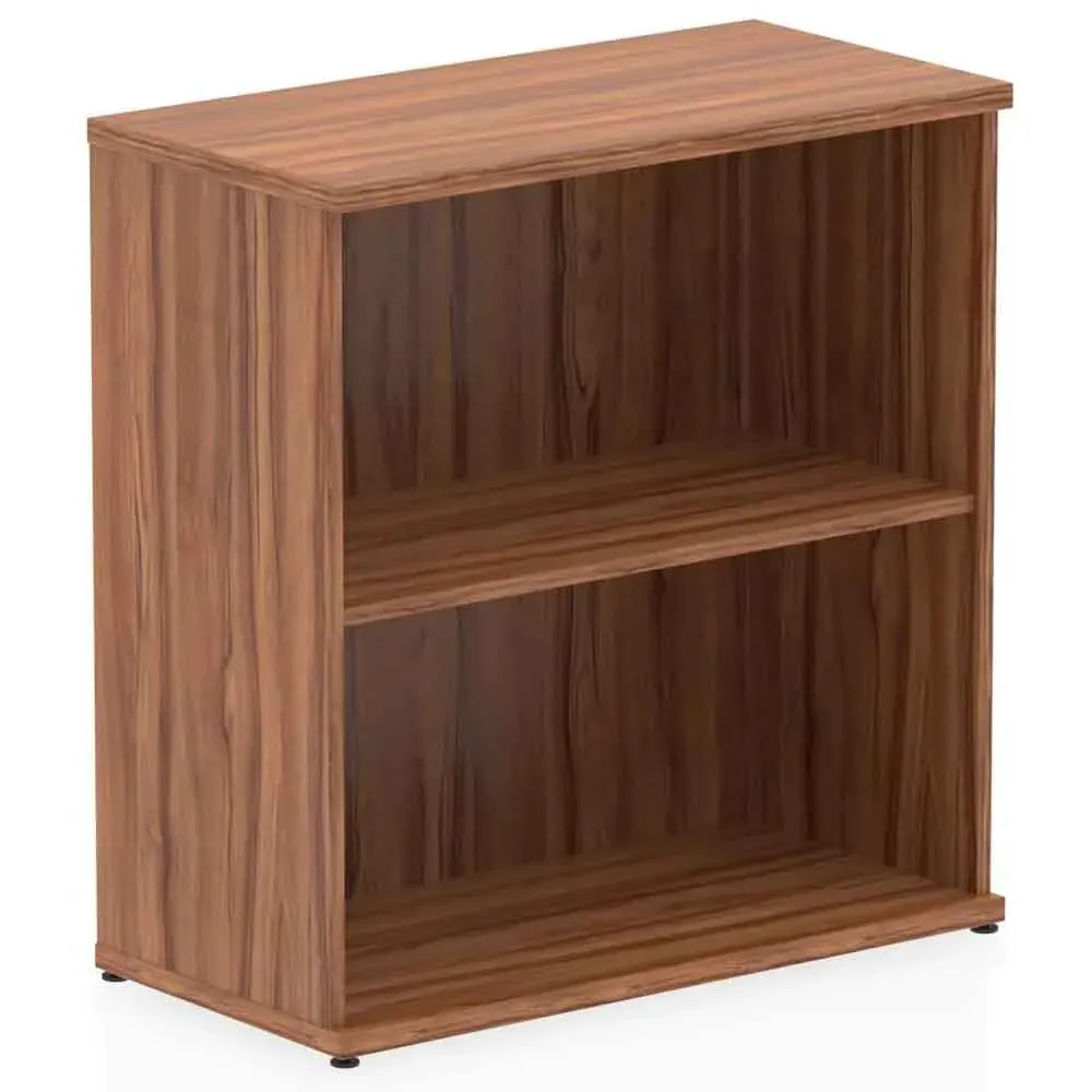 Ingle 2 Shelf Bookcase - Walnut, MFC