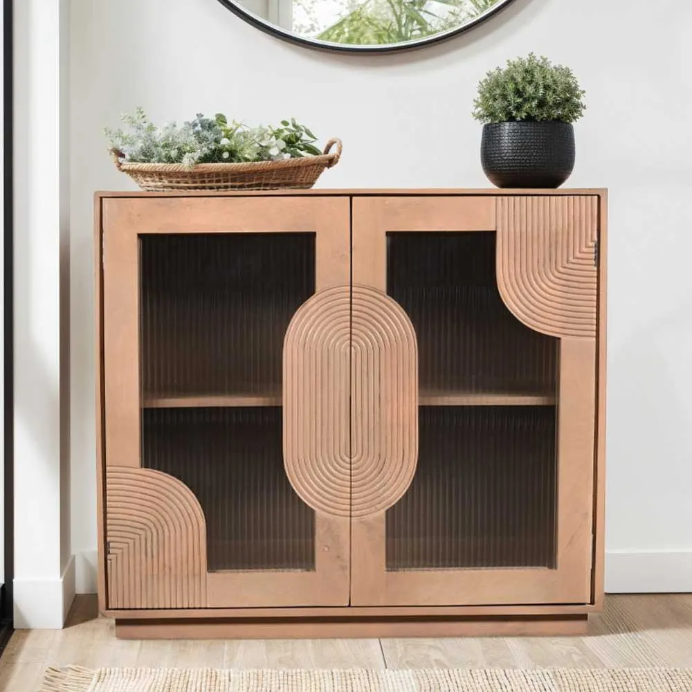Inglewood Storage Cabinet with 2 Doors - Natural, Mango Wood product