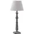 Inkier Column Table Lamp - Brown, Wood