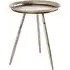 Inman Large Round Side Table - Bronze, Metal