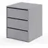 Ionia 3 Drawer Chest - Matt Grey