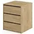 Ionia 3 Drawer Chest - Shetland Oak