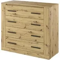 Ionia 4 Drawer Chest - Artisan Oak