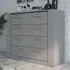 Ionia 4 Drawer Chest - Matt Grey