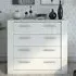 Ionia 4 Drawer Chest - Matt White