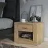 Ionia Bedside Cabinet with 1 Drawer - Artisan Oak