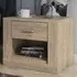 Ionia Bedside Cabinet with 1 Drawer - San Remo Oak