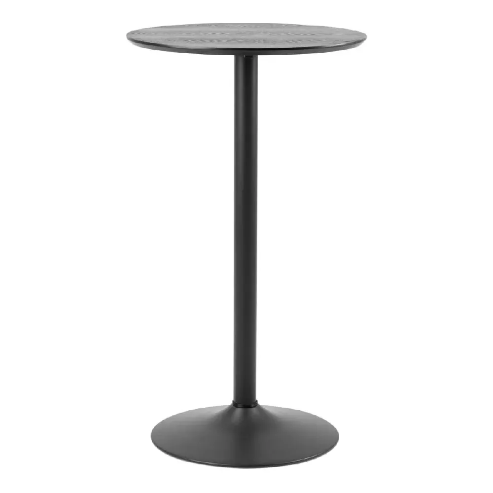 Ionia Round Bar Table - Black Ash, Wood image