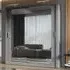 Ionia Wardrobe with 2 Sliding Doors - Grey