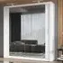 Ionia Wardrobe with 2 Sliding Doors - White