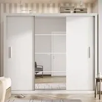 Ionia Wardrobe with 3 Sliding Doors - Matt White