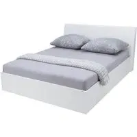 Iowa King Size Bed Frame - White