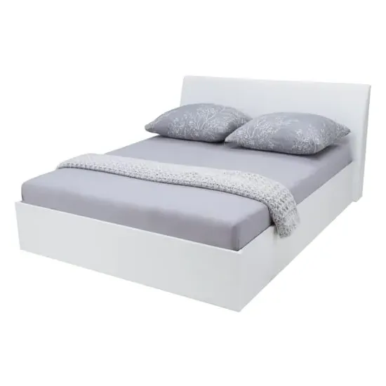 Iowa King Size Bed Frame - White image