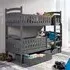 Ipswich Bunk Bed with Foam Mattress - Graphite