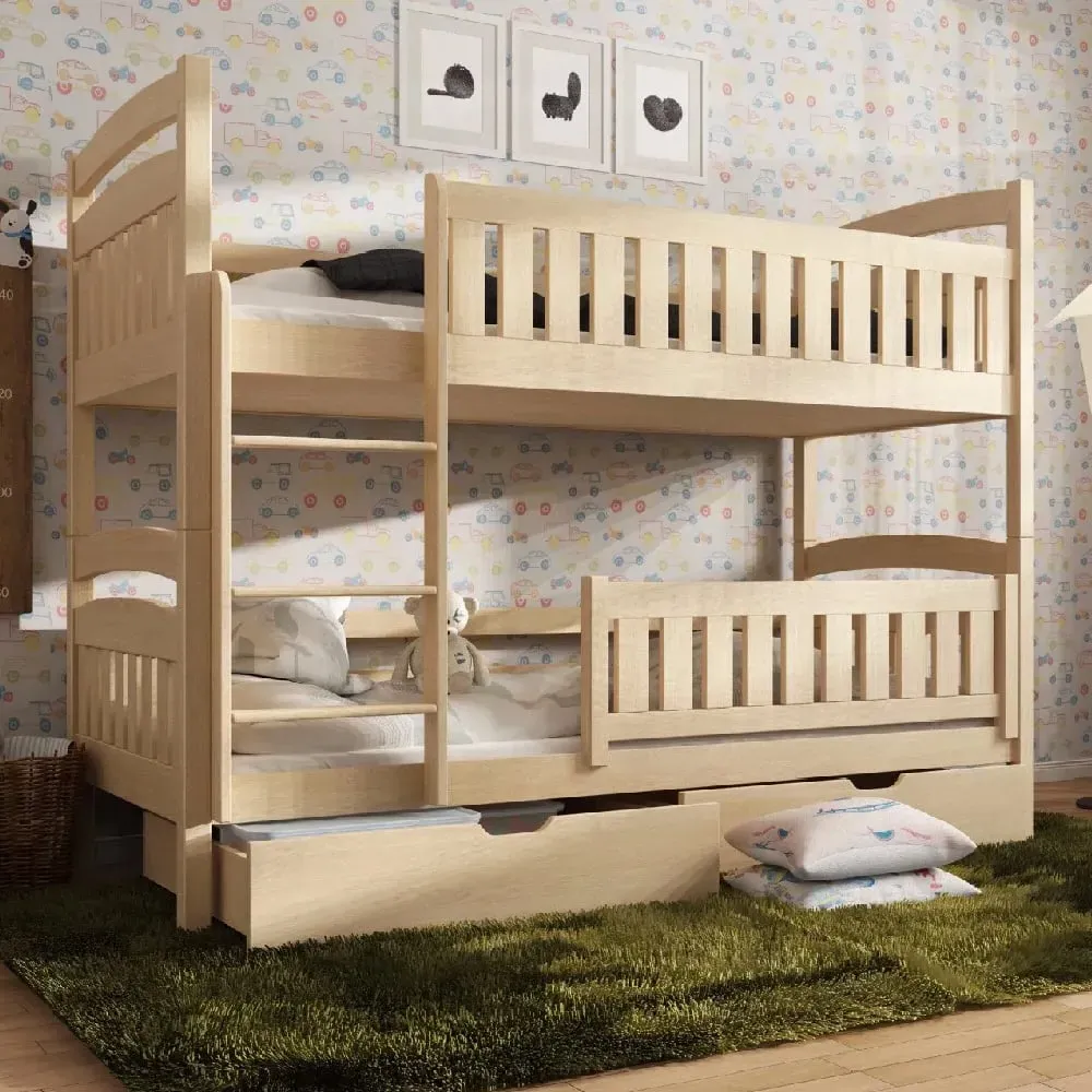Ipswich Bunk Bed with Storage - Pine