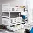 Ipswich Bunk Bed with Storage - White