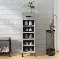 Iris Shoe Storage Cabinet with Drawer - Concrete Effect