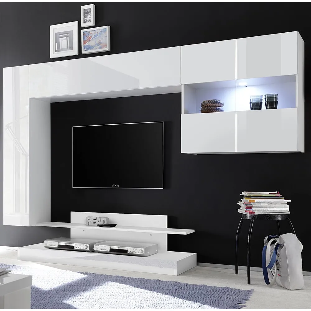 Iris Wall Entertainment Unit - White image