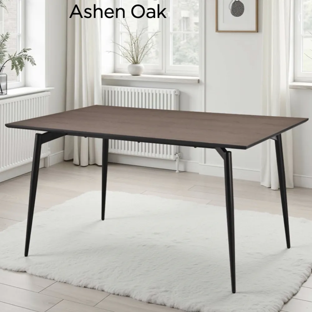 Irmo Dining Table - Ashen Oak, Wood product