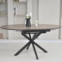 Irmo Round Extendable Dining Table - Ashen Oak