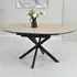 Irmo Round Extendable Dining Table - Dune Oak