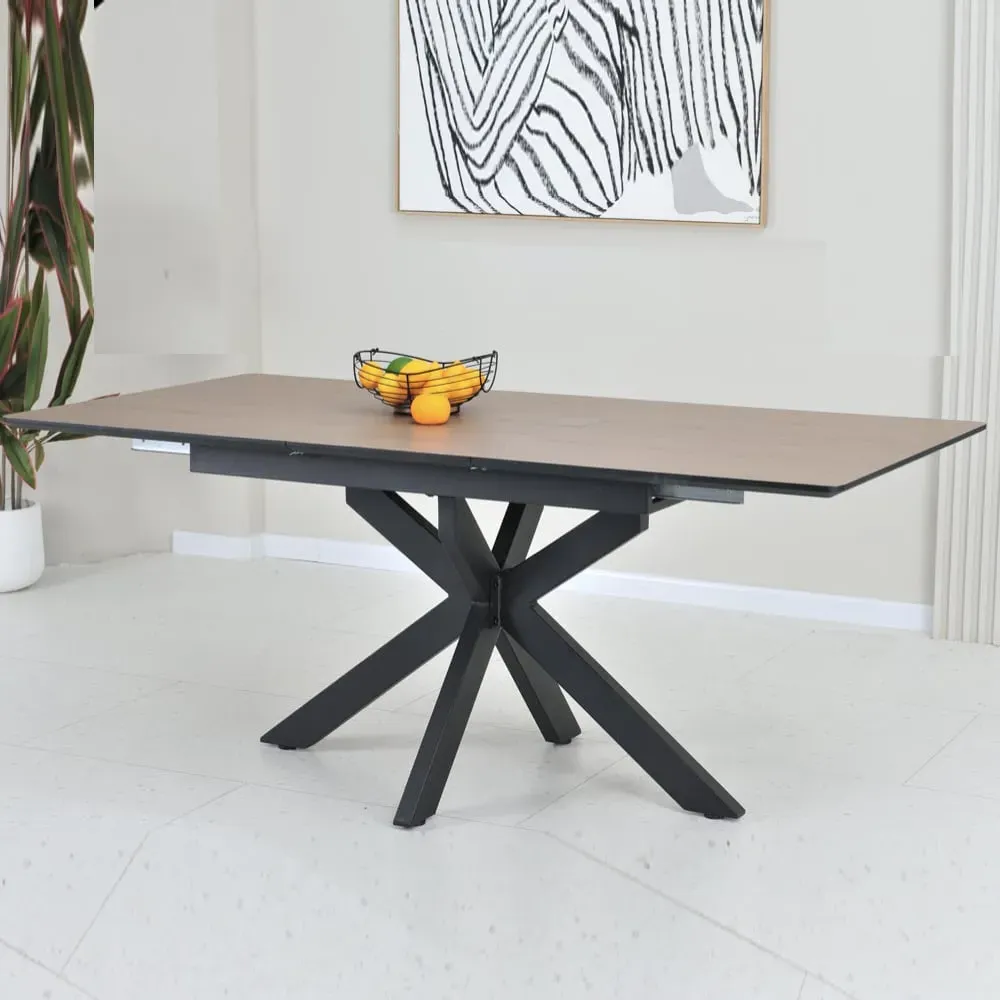 Irmo Small Extendable Dining Table - Ashen Oak