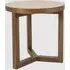 Irvine Round Lamp Table - Walnut, MDF