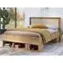 Irving Double Divan Bed - Mauvella Oak