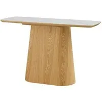 Irwin Ceramic Top Console Table - Sand