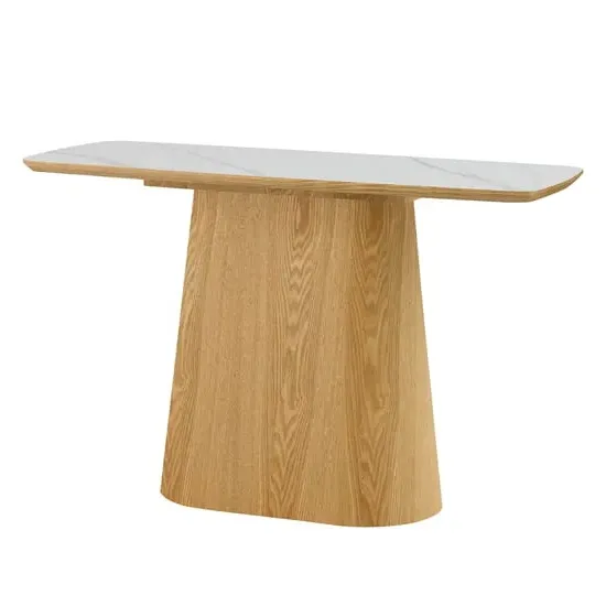 Irwin Ceramic Top Console Table - Sand