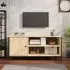 Isabelle TV Stand with Storage - Sonoma Oak