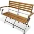 Ishya Folding Garden Bench - Brown, Acacia