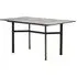 Ithaca Rectangular Dining Table - Grey, Ceramic